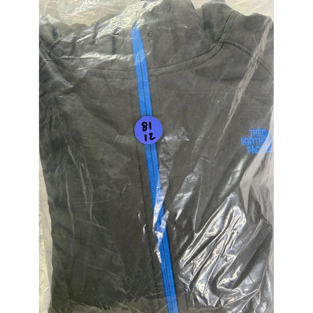 The North Face Jacket Mens L Gray Full Zip Polyester Hooded Zippered Pockets